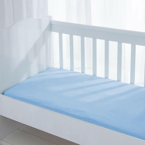 Blue jersey fitted - blue, sheet